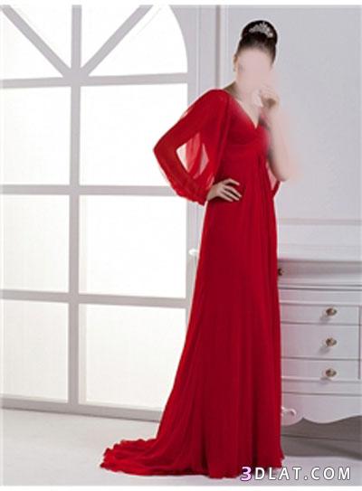 فساتين سواريه حمراء2024،اجمل الفساتين السهرات باللون الاحمر 2024،فساتين سهر حمرا