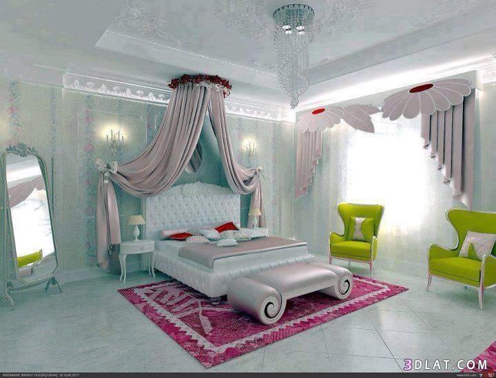 غرفة نوم مودرن ، غرفة نوم بالوان عصرية ، غرفة نوم للعرسان
