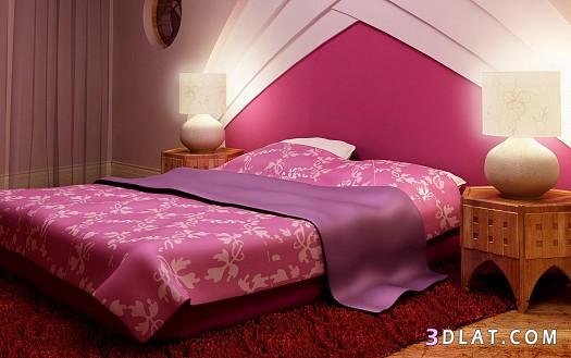 ديكورات غرف نوم باللون الفوشيا والبيستاج 2020 غرف نوم بألوان عصرية