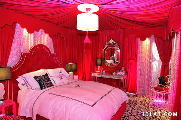 غرف نوم,غرف نوم وردية,غرف نوم للبنات,غرف وردية جميلة,غرف باللون الوردي 2024,غرف