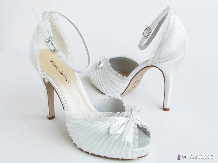 صور أحذية عرايس 2024,تشكيلة منوعه من أحذية العرايس البيضاء,جزم عروس روعه