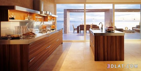 مطابخ خشبية جديدة ، ديكورات مطابخ خشبية ، Wooden kitchens 2024