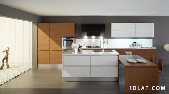 مطابخ خشبية جديدة ، ديكورات مطابخ خشبية ، Wooden kitchens 2024