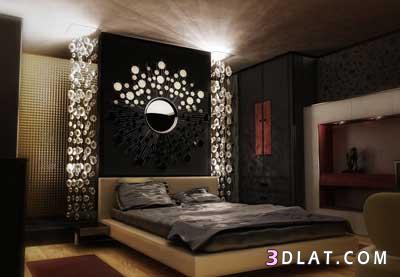 ديكورات اكثر من رائعه لغرف نوم خياليه مع ورق حائط ذو ابعاد ثلاثية,ديكورات غرف نو