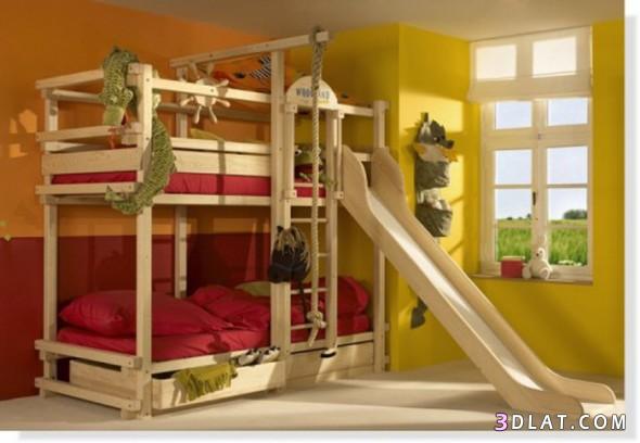 غرف نوم اطفال بافكار جديدة,ديكورات غرف اطفال جديدة,غرف نوم اطفال بأشكال روعه