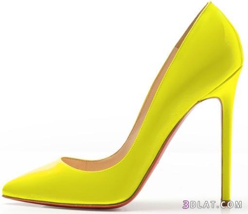 احذية ربيعية 2024 احذية بألوان جريئه للربيع احذية الكعب العالي جديد2024