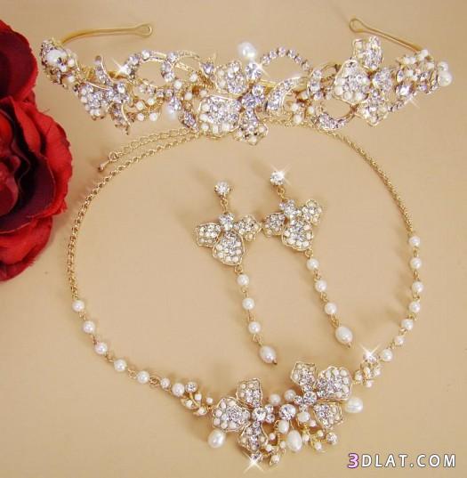 مجوهرات اللؤلؤ  للعروس اجمل تشكيلةمن مجوهرات اللؤلؤ ساحرة وانيقة وفريدة جديد2024