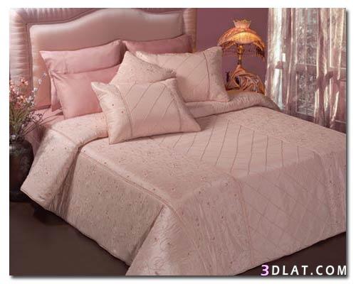 مفارش سرير باللون الوردي اجمل المفارش باللون الوردي