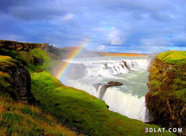 صور الشلالات فى ايسلندا,اجمل صور للشلالات فى ايسلندا