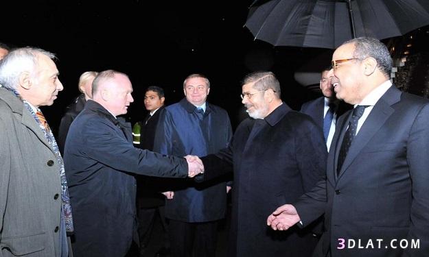 مراسل ''الأهرام'' بموسكو يُكذب الرئاسة والتليفزيون: زيارة مرسي لم تكن رسمية