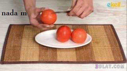طريقة سهلة و بسيطة لتقشر الطماطم