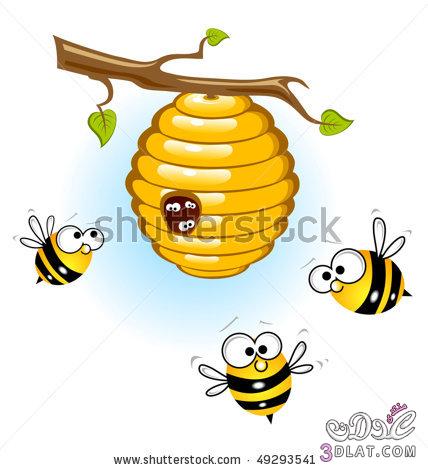 سكرابز نحل للتصميم سكرابز خلية نحل للتصميم اروع واجمل صور النحل الكارتونية للت