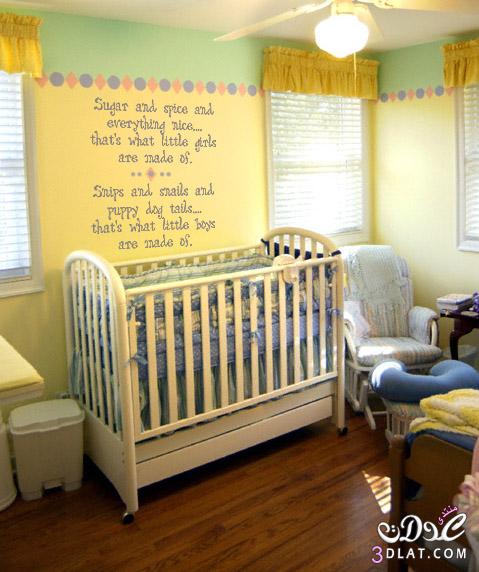 غرف نوم للأطفال بأشكال جديدة 2024,غرف اطفال بكل الالوان , babys  room