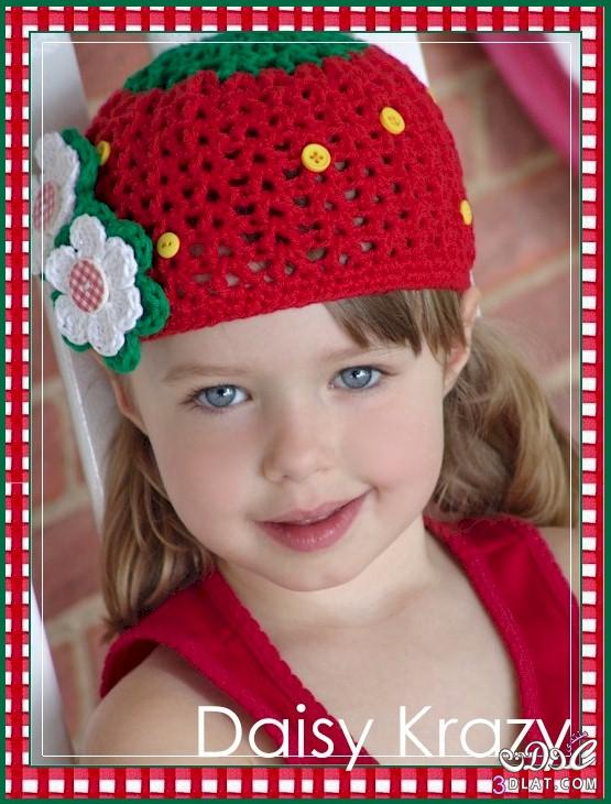 قبعات بالكروشيه روعه صور قبعات للبنوتات جميله جدا قبعات للاطفال بالوان رائعه