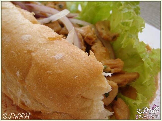 ساندويتش الدجاج اعداد ساندوتش الدجاج تحضير Chicken Sandwich