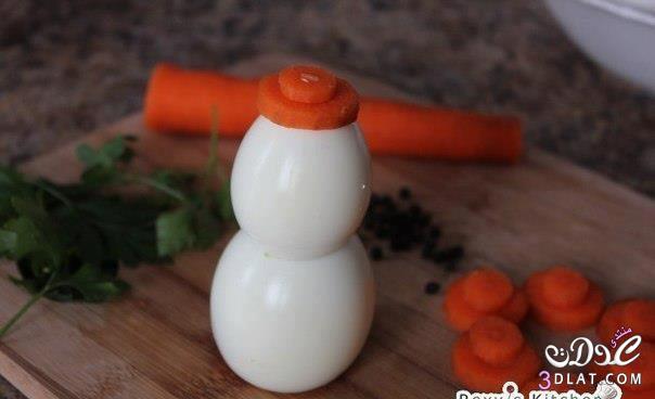 طريقه جديده لتقديم البيض لأطفالك طريقة سهلة للتزيين البيض