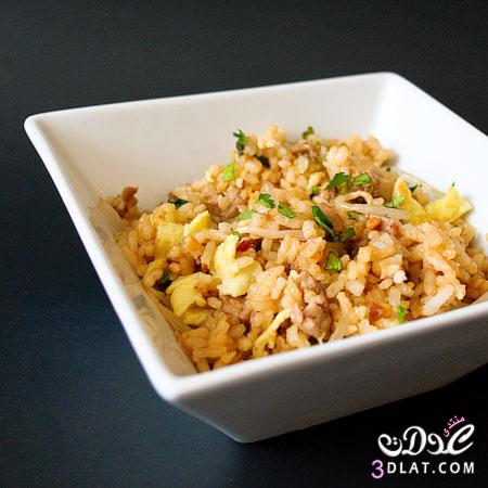 الديك الرومي بالأرز المقلي اللذيذ, طريقة عمل الديك الرومي بالأرز المقلي