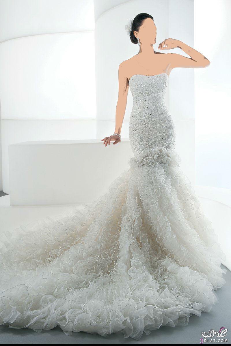 فستان زفاف حلو  ورقيق