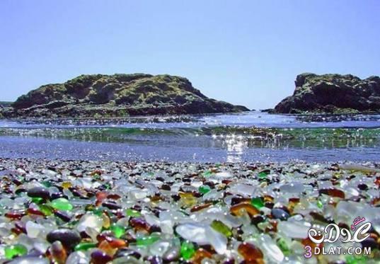 شاطئ الحسناوات في كاليفورنيا غرائب و عجائب شاطئ الزجاج