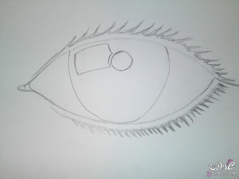 ☺♦☼♫♪ روسوماتي من رسم ايديا تعالي اعرفي كيفية رسم العين من رسمي بالخطوات ♪♫☼♦☺