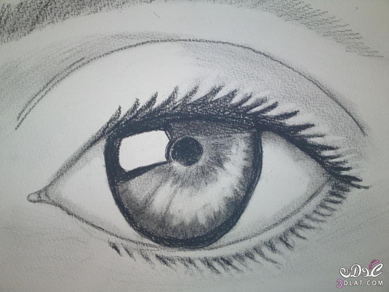 ☺♦☼♫♪ روسوماتي من رسم ايديا تعالي اعرفي كيفية رسم العين من رسمي بالخطوات ♪♫☼♦☺