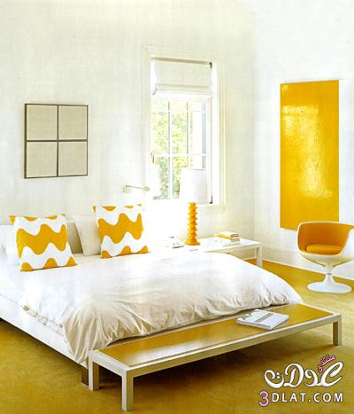 غرف نوم مميزه غرف نوم باللون الاصفر غرف نوم مميزه باللون الاصفر