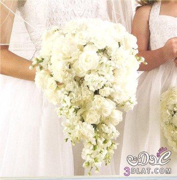 بوكيهات ورد بيضاء للعروس 2024 اجمل البوكيهات البيضاء للعروس 2024