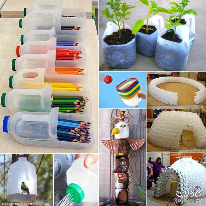 9 طرق لاعادة تدوير الزجاجات البلاستيكية