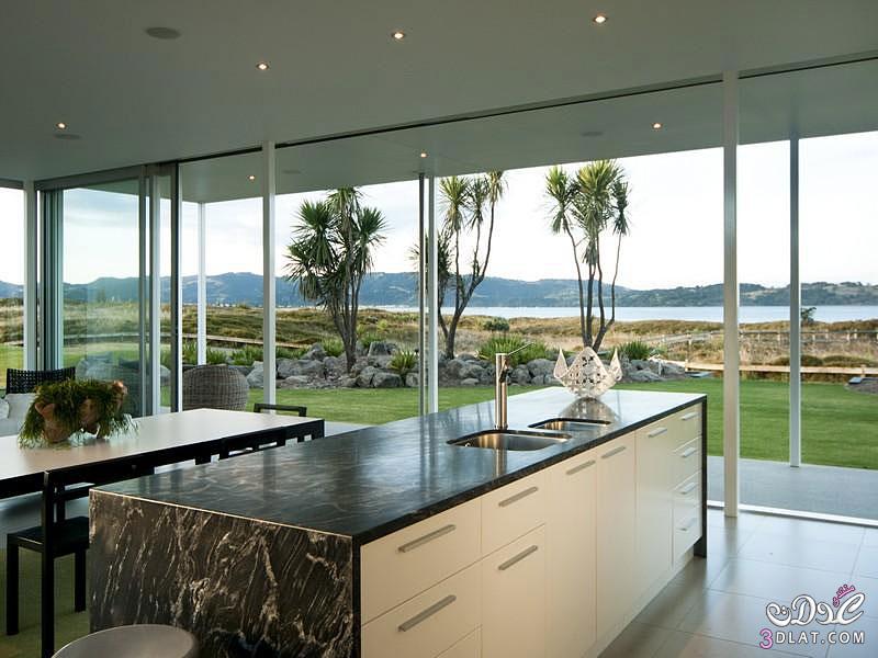 ديكورات منازل ديكور منزل على شاطئ البحر في اوكلاند في نيوزيلندا
