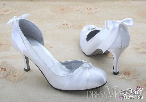 احذية عرايس 2024,تشكيلة جديدة مميزة من الاحذية البيضاء لليلة الزفاف,جزم افراح
