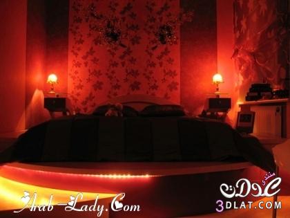 ديكورات غرف النوم باللون الأحمر احدث الديكورات لغرف النوم باللون الاحمر