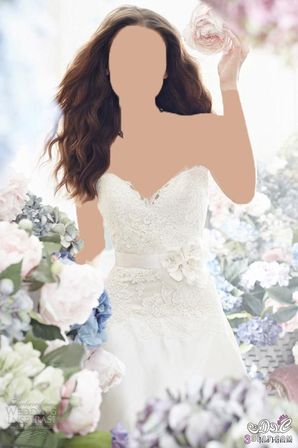 اجمل فستان لارق وردة فساتين زفاف تحفة لاجمل عروسة
