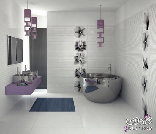 ديكورات الحمامات الصغيرة .. أفكار جديدة بألوان متنوعة