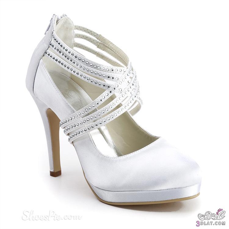 احذية بيضاء لعروس 2024 ,حزم كعب عالي للافراح,احذية سوارية