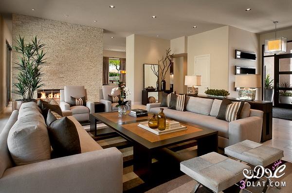 غرف معيشة معاصرة ديكورات غرف معيشة جديدة 2024  Contemporary Living Room Designs