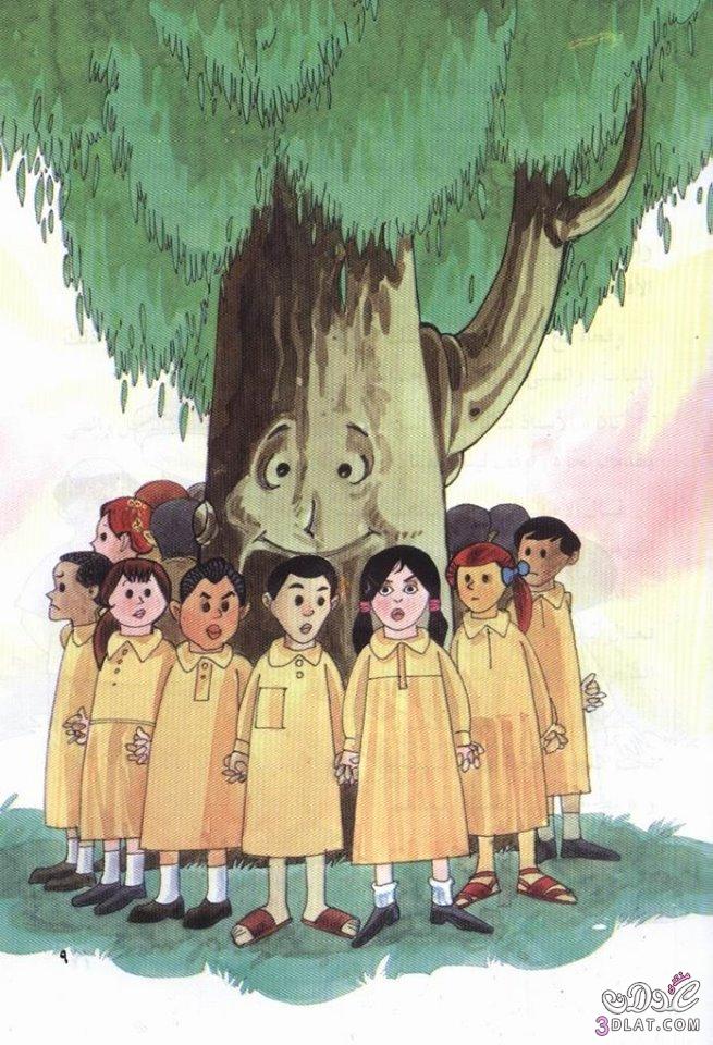 قصة مغامرة زهرة مع الشجرة مصورة للاطفال