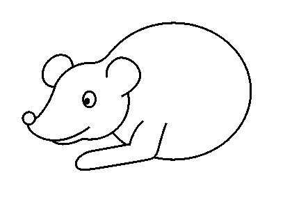 Mouse step by step drawing رسم فأر خطوه بخطوه وتلوينه رسم وتلوين للاطفال