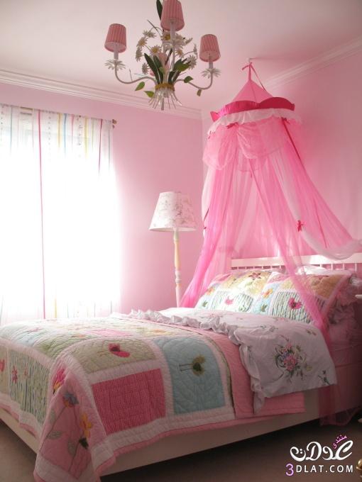 غرف بناتي باللون pink