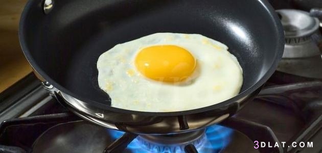 طرق متنوعة لطهي البيض، طريقة قلي بيض العيون ،البيض المخفوق ،البيض المخفوق