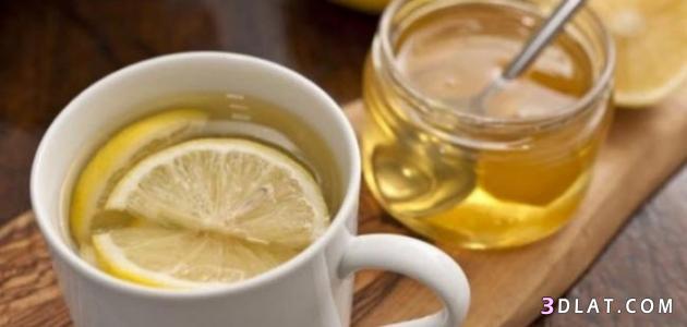 فوائد شرب ماء العسل والليمون على الريق,اهمية تناول ماء العسل والليمون على