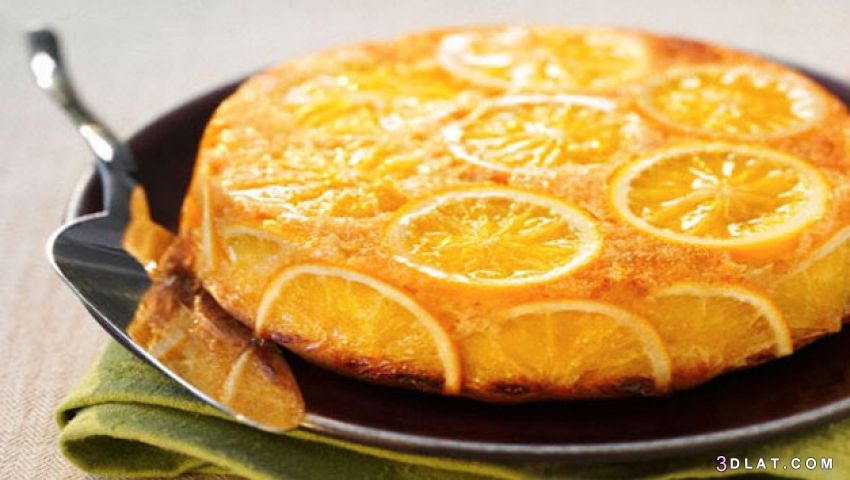 طريقة عمل كيكة البرتقال فى البيت