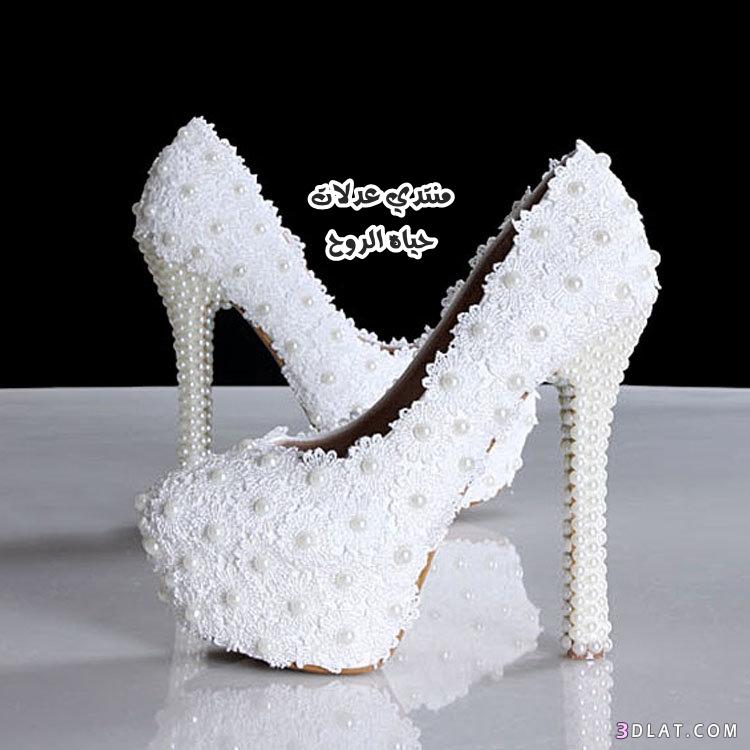 صور احذيه للعروس 2024 , أجدد كولكشن من أحذيه العروس بالكعب العالي,بالوان جذ