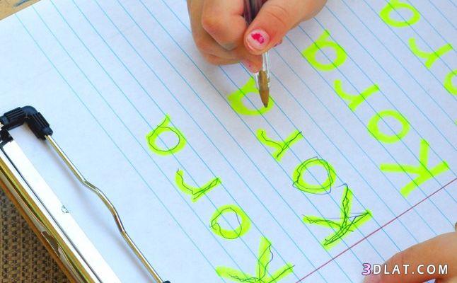 طريقة تعليم الطفل كتابة اسمه لاول مرة , كيفية تعليم الاطفال الكتابة بسرعة