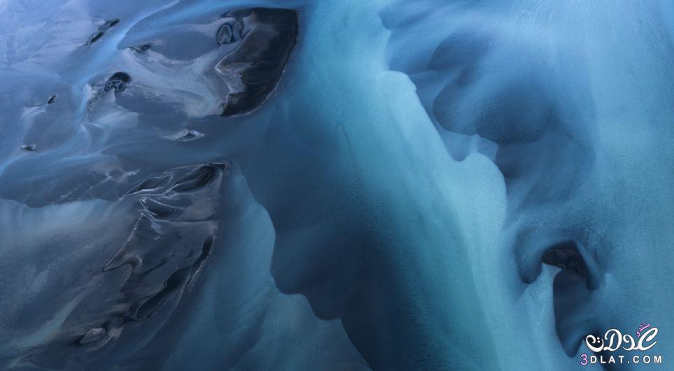 تشكيلات جليدية خيال مرسومة من سحر الطبيعة تشكيلات غريبة