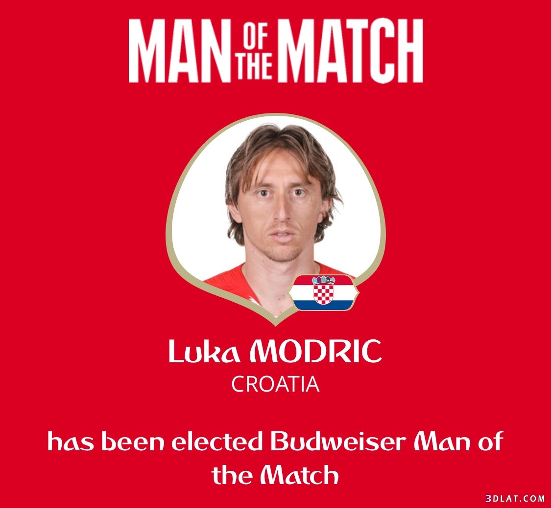 مودريتش أفضل لاعب فى لقاء كرواتيا والأرجنتين بكأس العالم