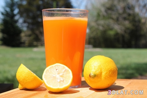 طريقة عمل عصير الليمون والبرتقال ،طريقة عمل عصير الليمون والبرتقال