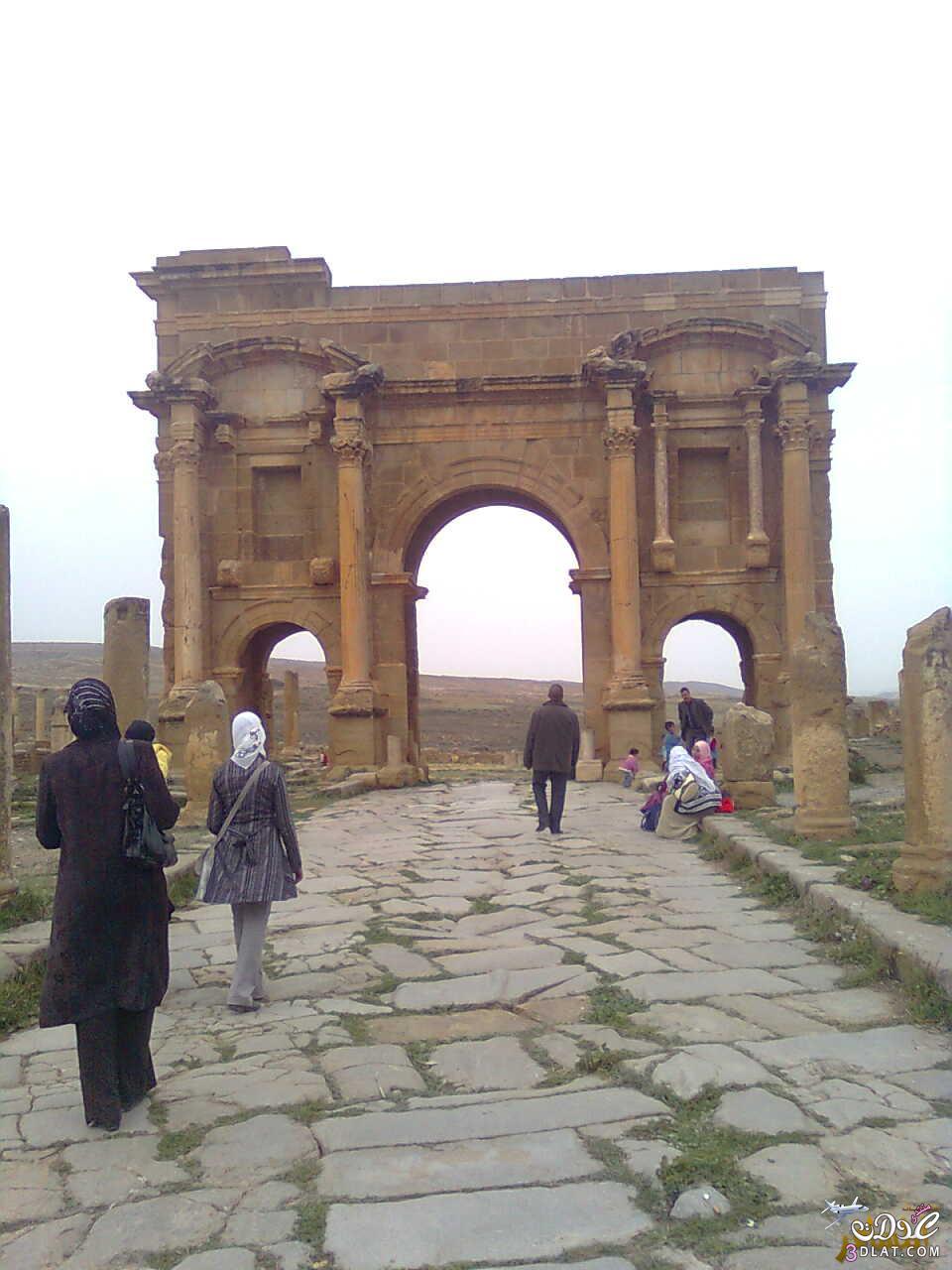 مدينة تيمقاد الأثرية بالجزائر