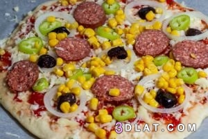 طريقة عمل البيتزا الايطالية،مقادير البيتزا،طريقة عمل البيتزا فاطمة ابو حاتى