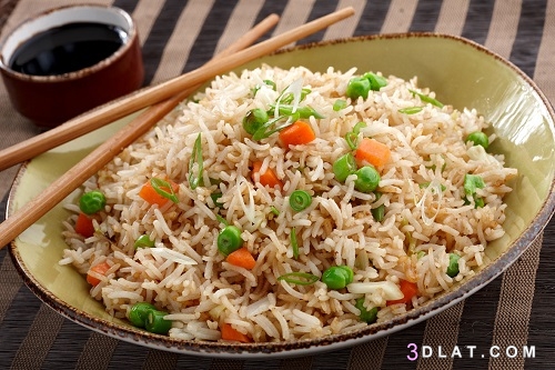 الأرز المقلي ، طريقه تحضير الأرز المقلي الصيني