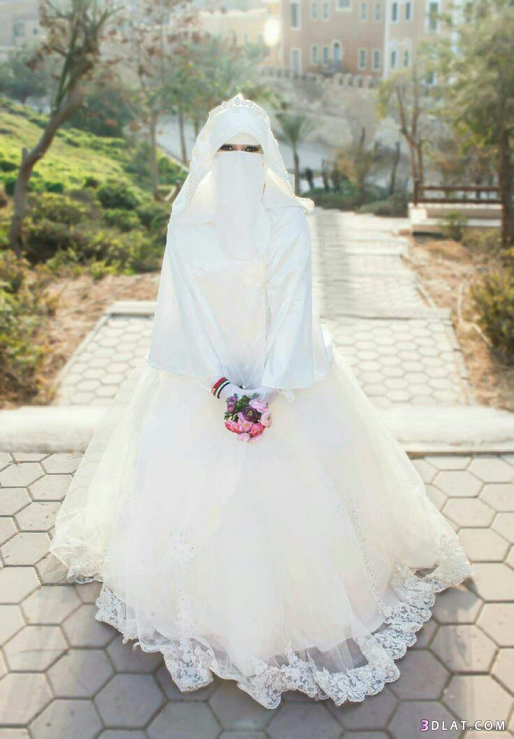 فساتين زفاف للمنتقبات اخر جمال اجدد لفات حجاب زفاف للمنتقبات اروع